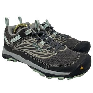 Keen Saltzman Gray Aqua Trail Hiking Outdoors Comfort Shoe Womens 8.5